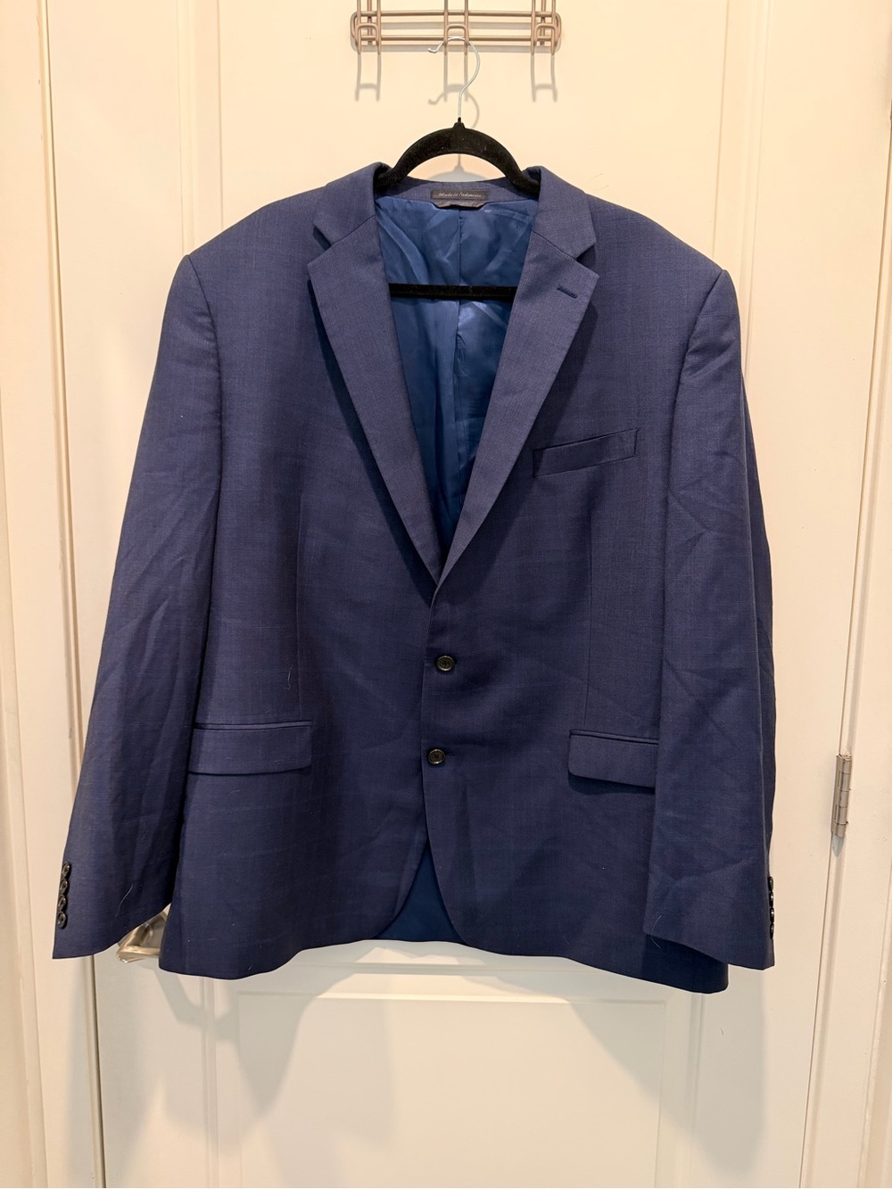 Lauren Ralph Lauren Blue
Plaid Wool Suit Jacket 48L Size XL